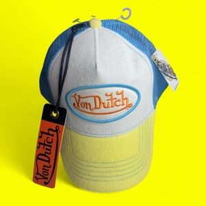 BRAND NEW BON DUTCH TERRY TRUCKER HAT 💛💙🤍